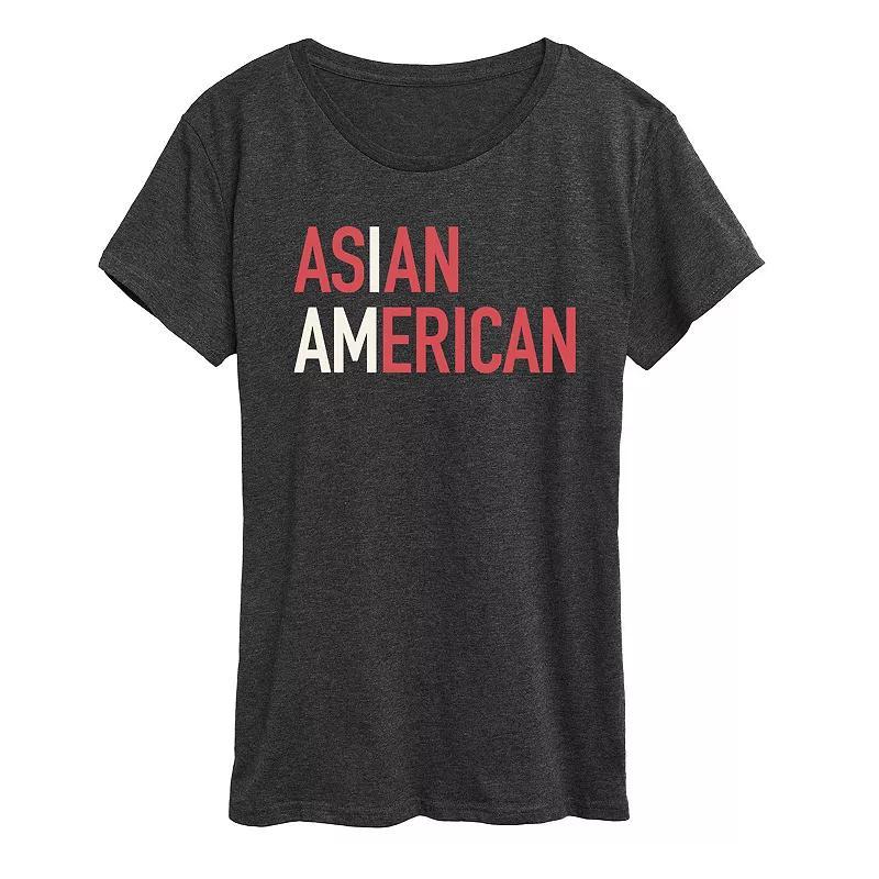 Womens I am Asian American Graphic Tee Product Image