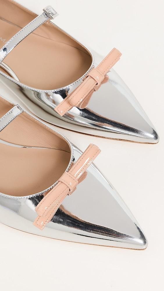 Stuart Weitzman Felicity Bow Mary Jane Flats | Shopbop Product Image