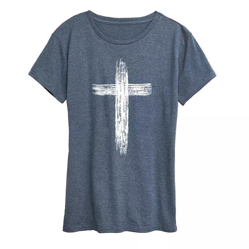 Women's Brush Cross Graphic Tee, Girl's,  Product Image