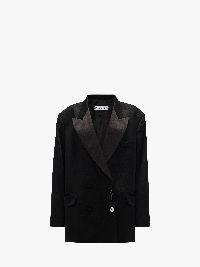 TUXED BLAZER WITH TASSEL DETAIL in black | JW Anderson US  Product Image