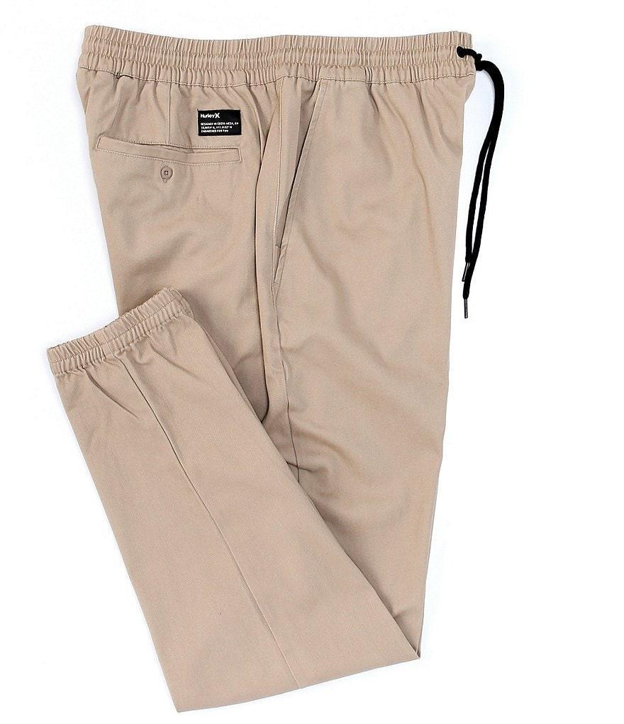 Hurley Drawcord Waist Outsider Icon Straight-Fit Jogger Pants Product Image