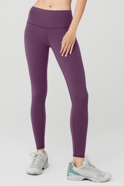 7/8 High-Waist Airbrush Legging - Dark Plum Product Image