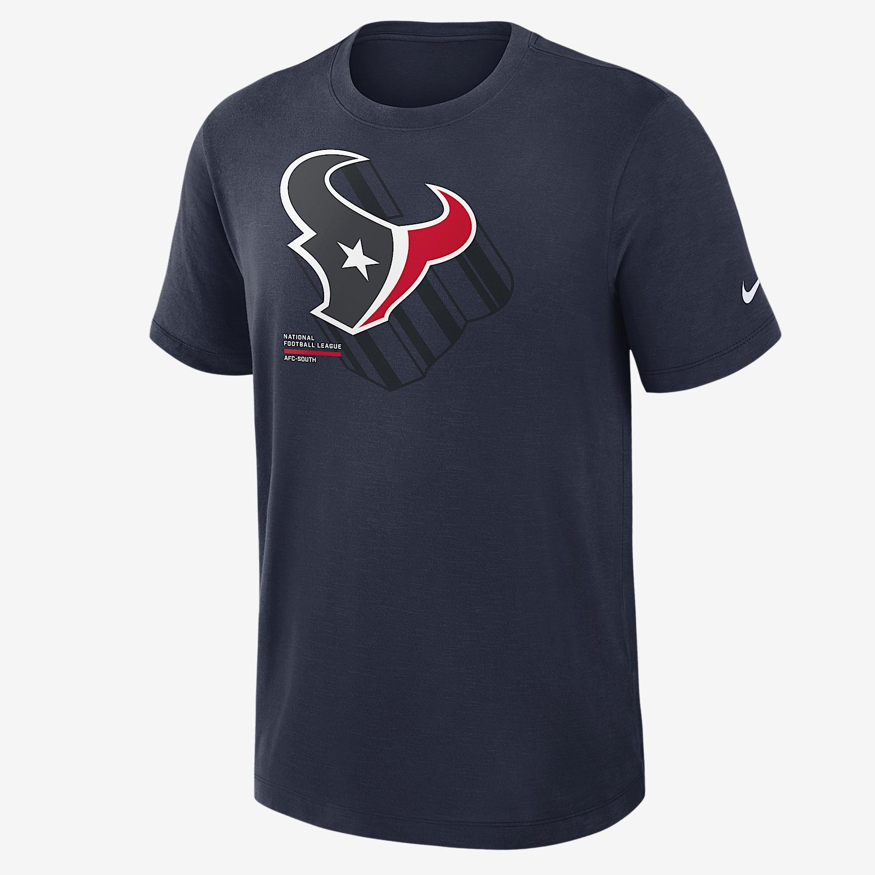 Houston Texans Slub Nike Mens Dri-FIT NFL T-Shirt | 034941L9H-3TJ Product Image