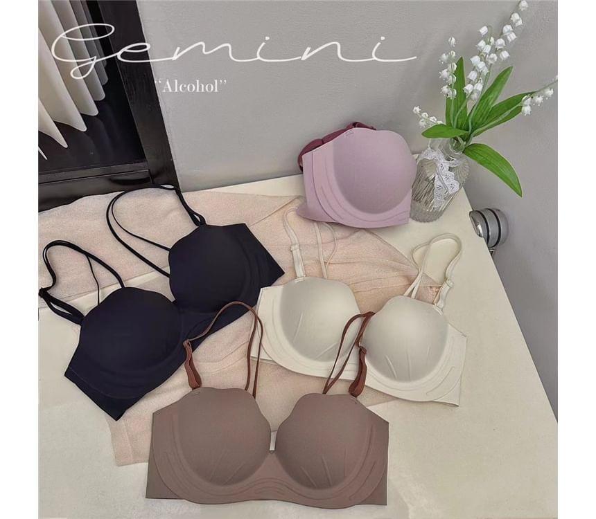 Set: Wireless Push Up Bra + Panties Product Image