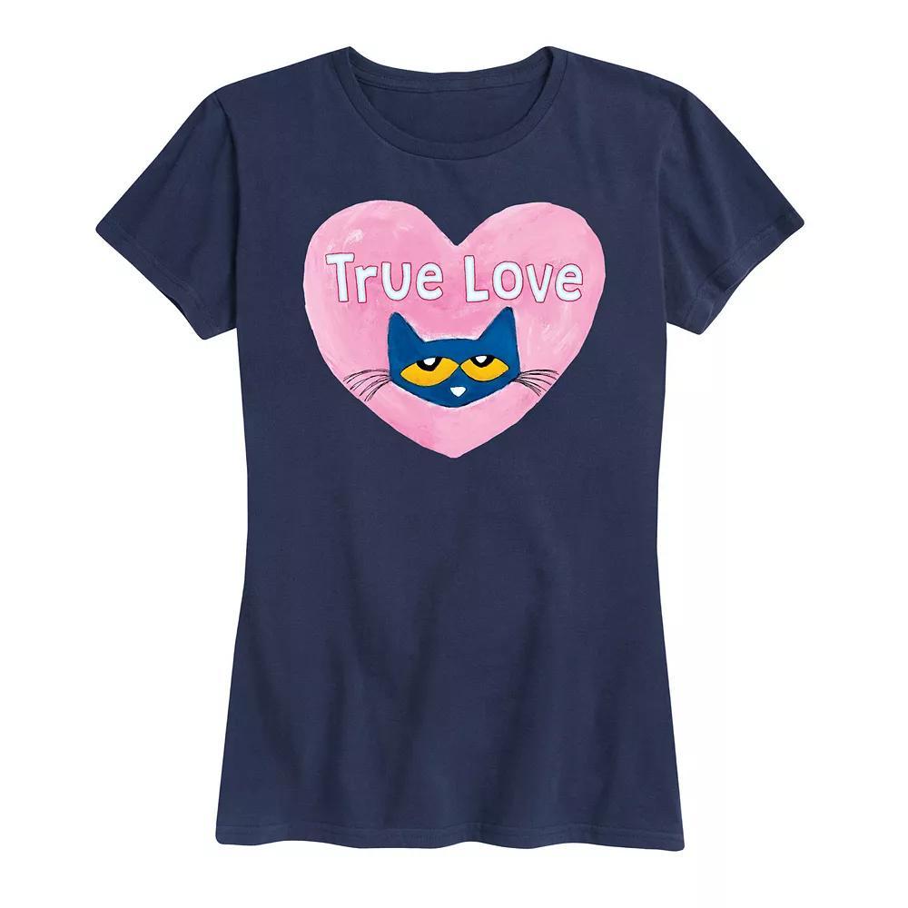 Women's Pete The Cat True Love Graphic Tee,  Product Image