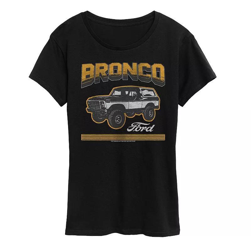 Women's Ford Bronco Graphic Tee, Size: Large, Black Product Image