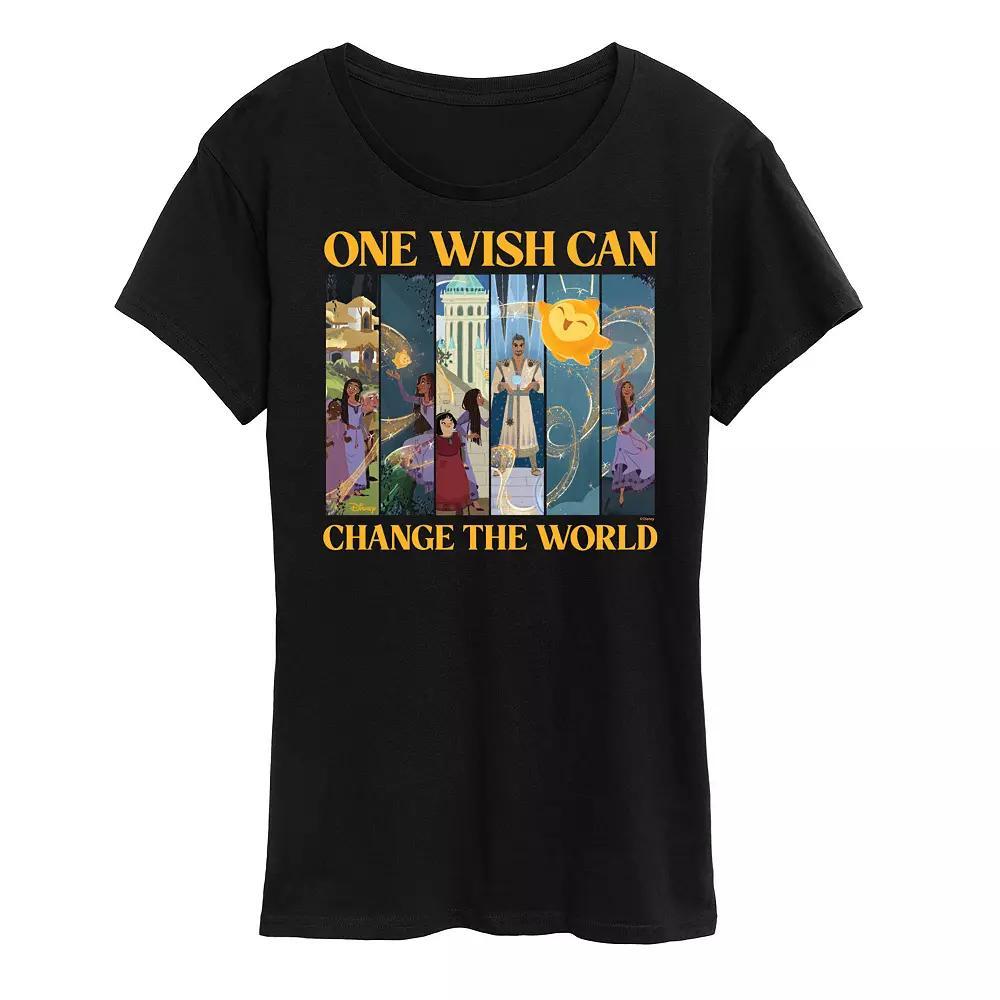 Disney's Wish Women's Change The World Graphic Tee, Girl's,  Product Image