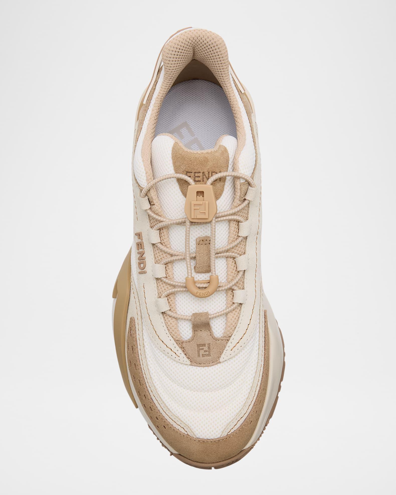 Flow Colorblock Suede Runner Sneakers Product Image