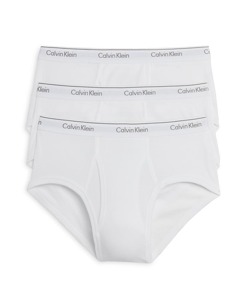 Men's Calvin Klein 3-Pack Cotton Classic Briefs, Size: Small, Black Product Image