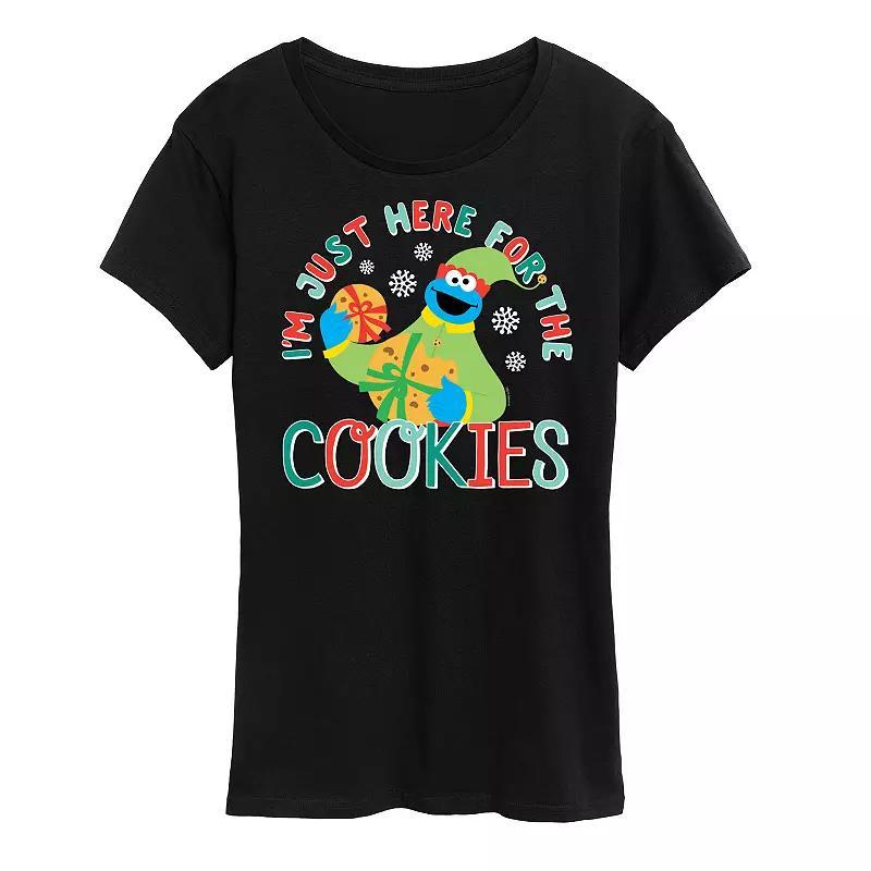 Women's Sesame Street For The Cookies Graphic Tee, Girl's, Size: Large, Heather Grey Product Image