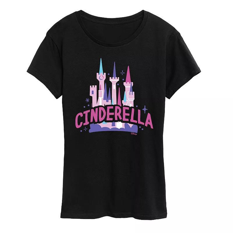 Disney Princess Cinderella Women's Castle Graphic Tee,  Product Image