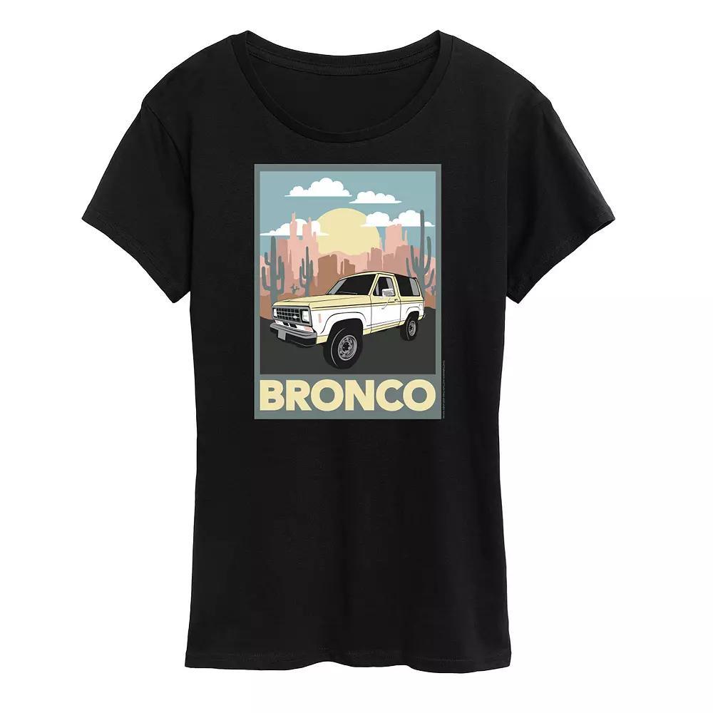 Women's Ford Bronco Desert Graphic Tee, Size: XXL, Black Product Image