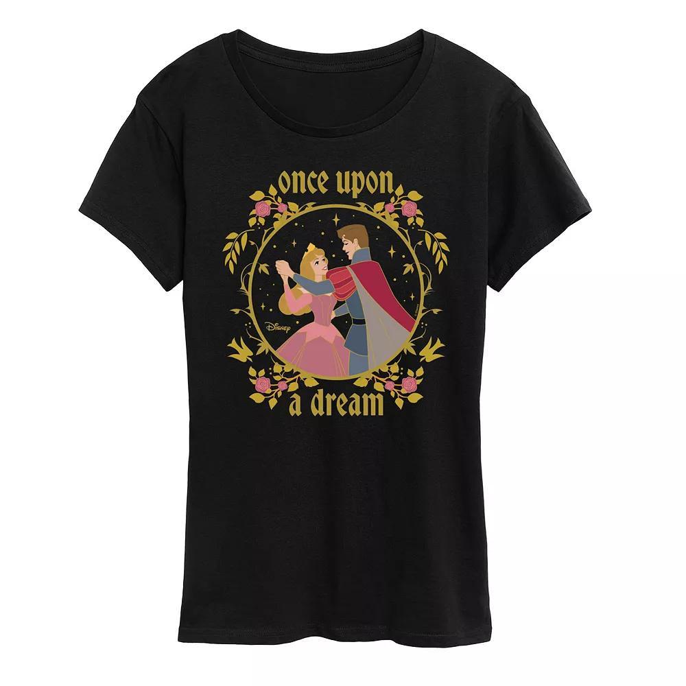 Disney's Sleeping Beauty Aurora & Prince Phillip Women's Once Upon A Dream Graphic Tee,  Product Image