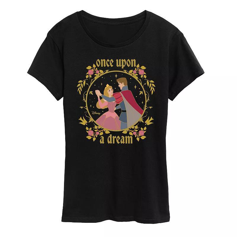 Disney's Sleeping Beauty Aurora & Prince Phillip Women's Once Upon A Dream Graphic Tee,  Product Image