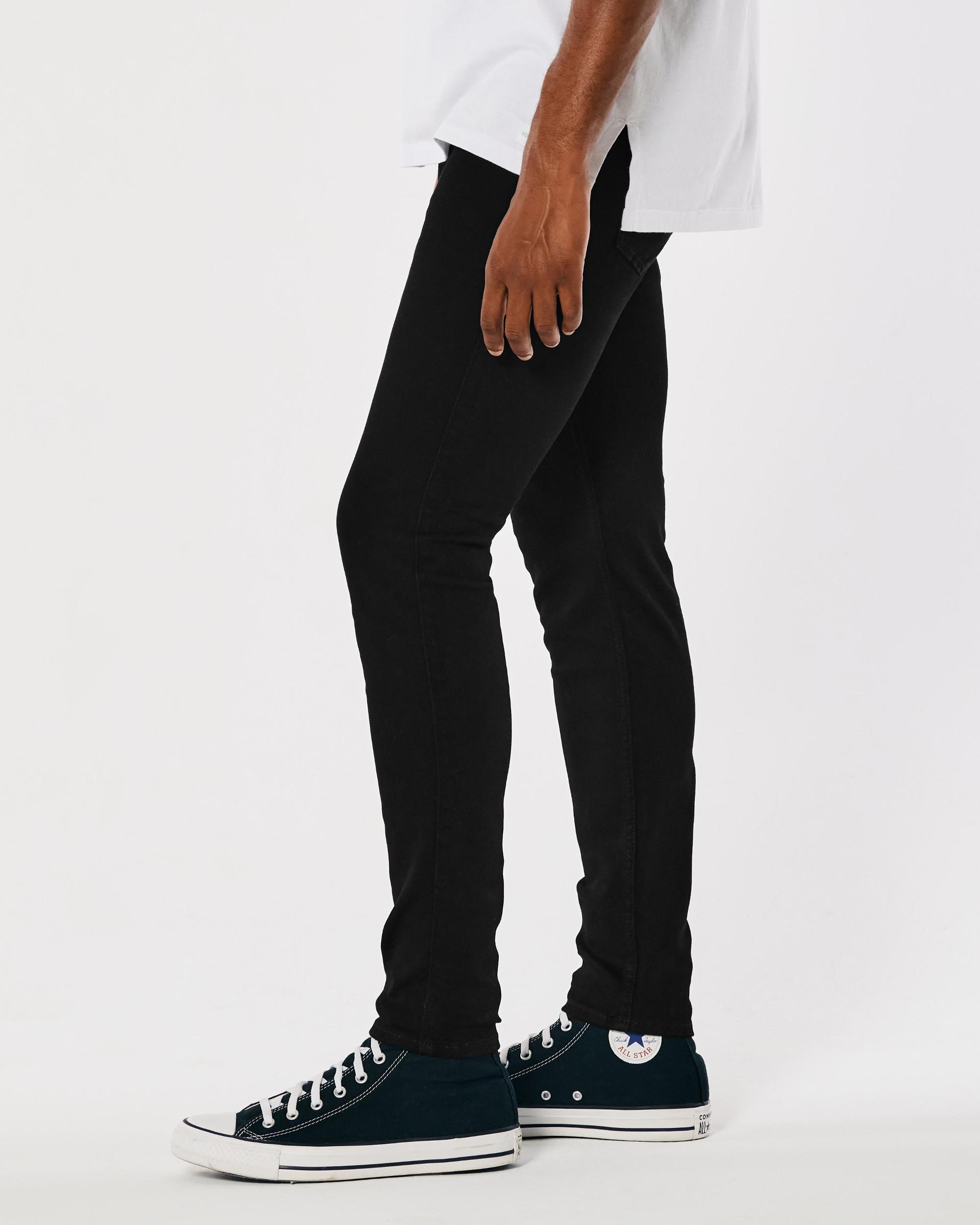 Black No Fade Super Skinny Jeans Product Image