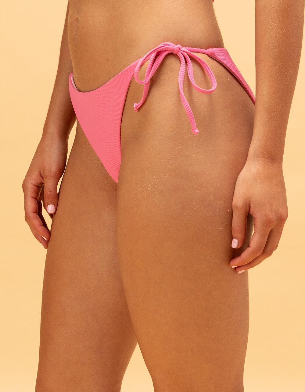 FULL TILT Reversible Tie Side Cheeky Bikini Bottoms Product Image