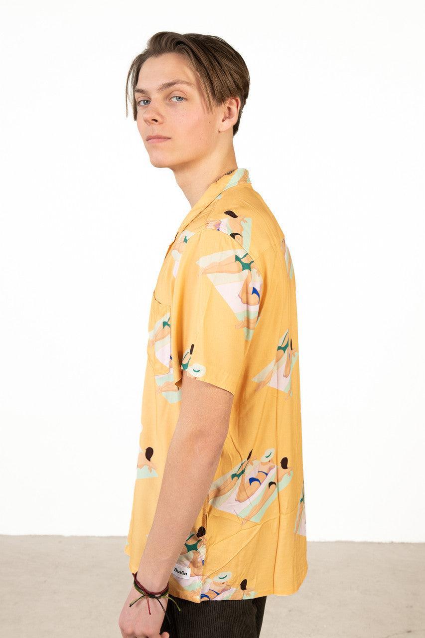 Yellow Beach Babes Hawaiian Shirt Product Image