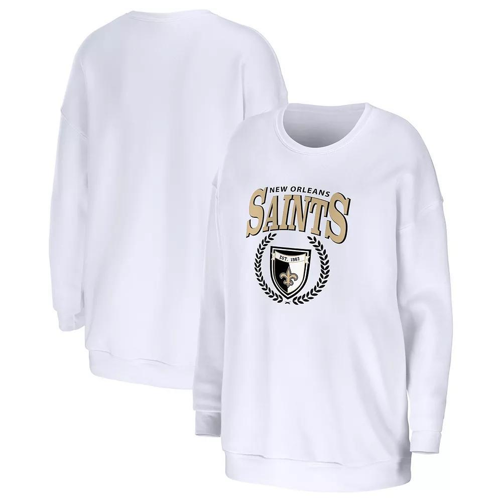 Women's WEAR by Erin Andrews White New Orleans Saints Over Product Image