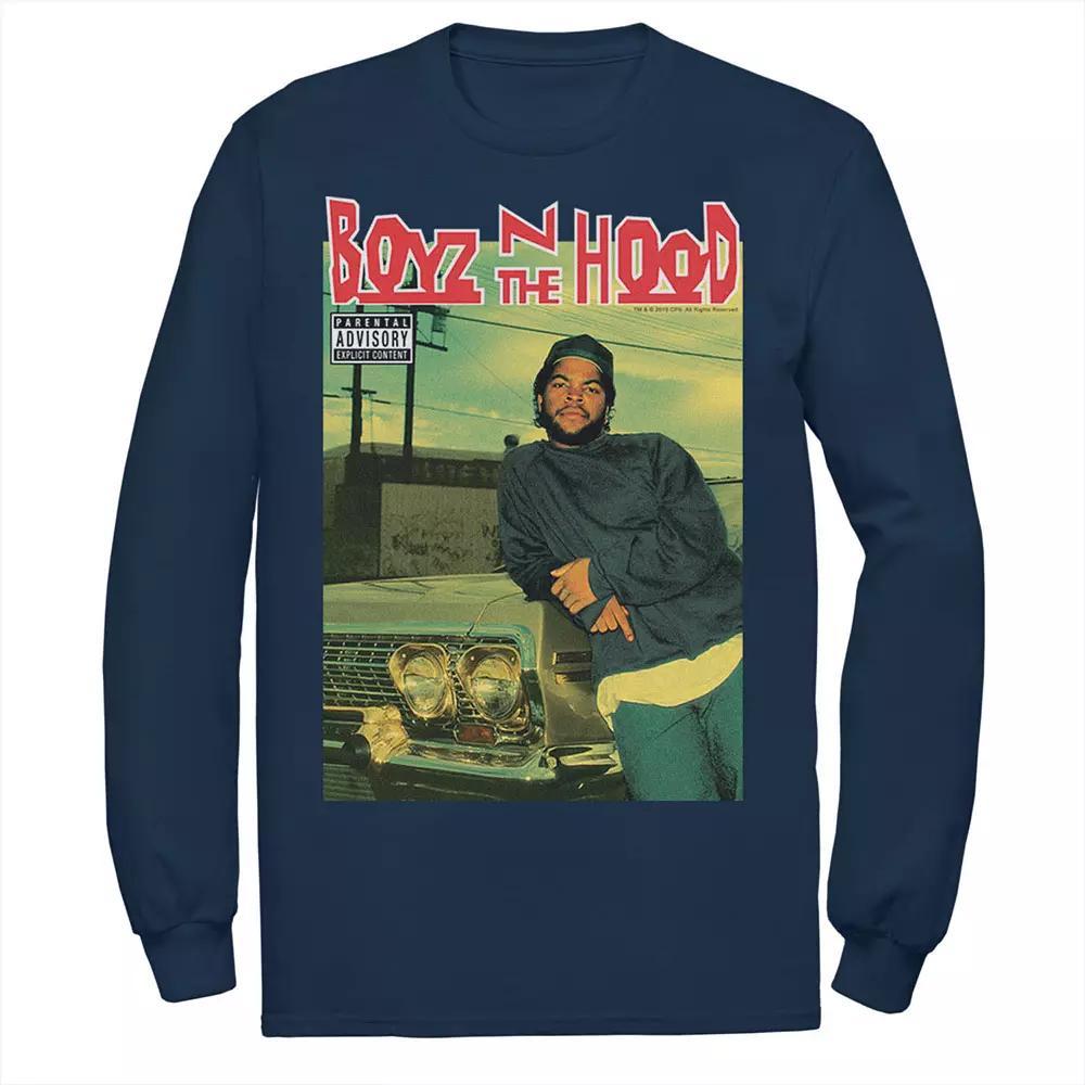 Men's Boyz In The Hood Album Cover Poster Tee, Size: XXL, Blue Product Image