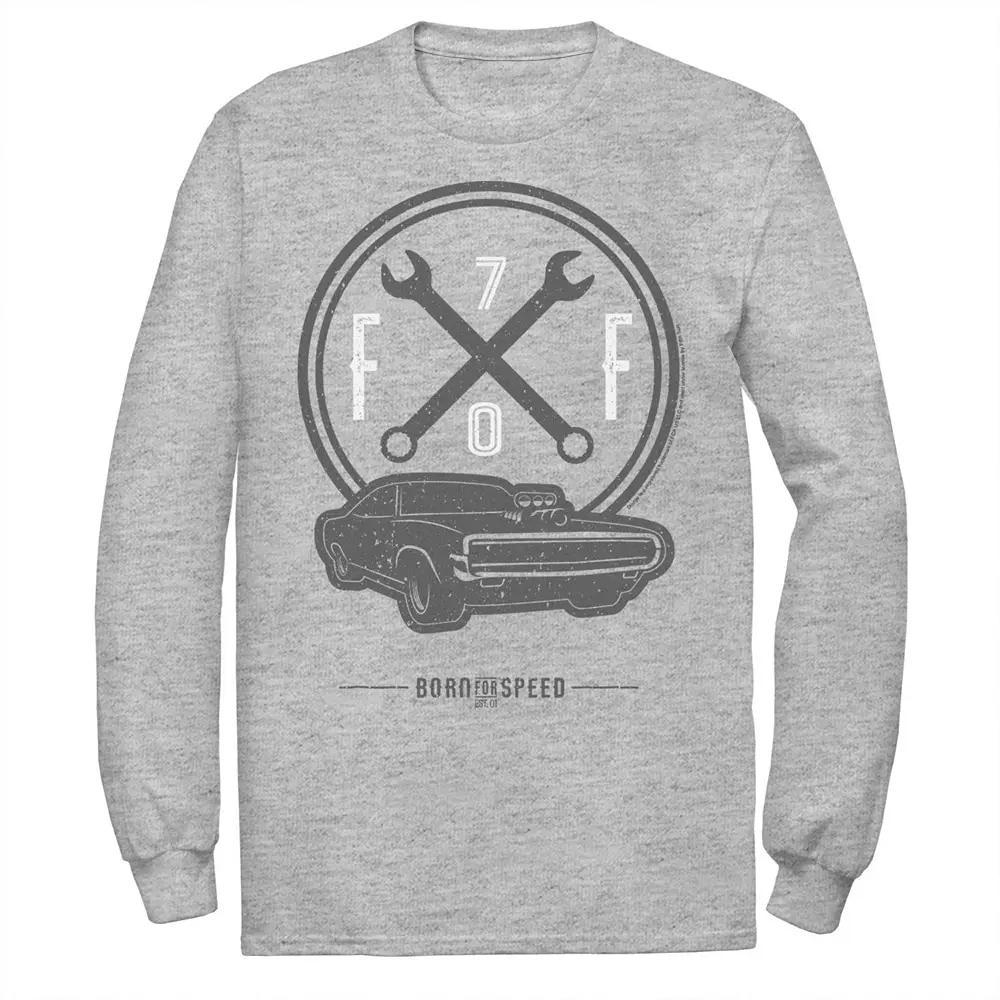 Men's Fast & Furious Born for Speed & Cars Long Sleeve Graphic Tee,  Product Image