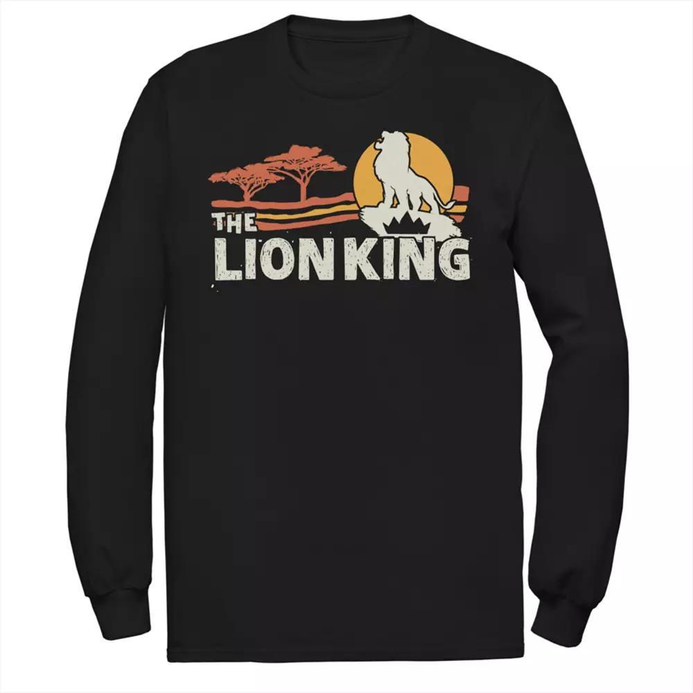 Disney's The Lion King Men's Savannah Sunrise Long Sleeve Graphic Tee,  Product Image