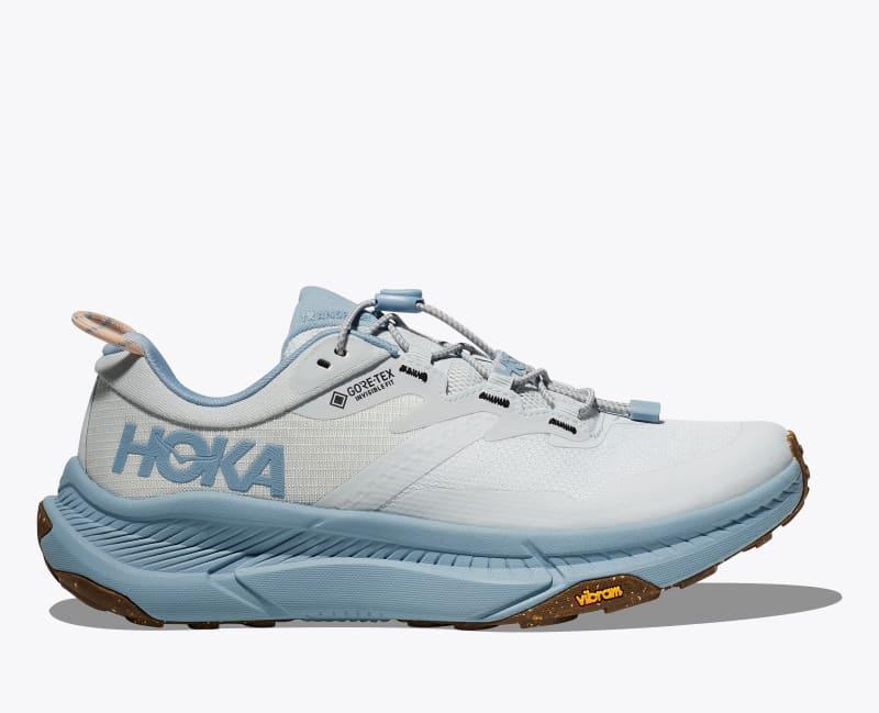 HOKA Mens Transport GTX Shoes in Frost/Gold, Size 8.5 Product Image