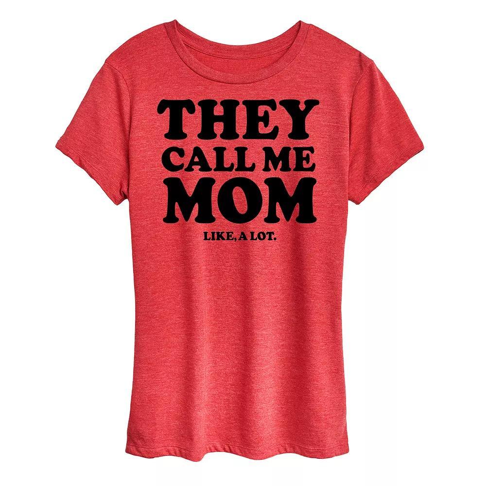 Women's Call Me Mom A Lot Graphic Tee,  Product Image