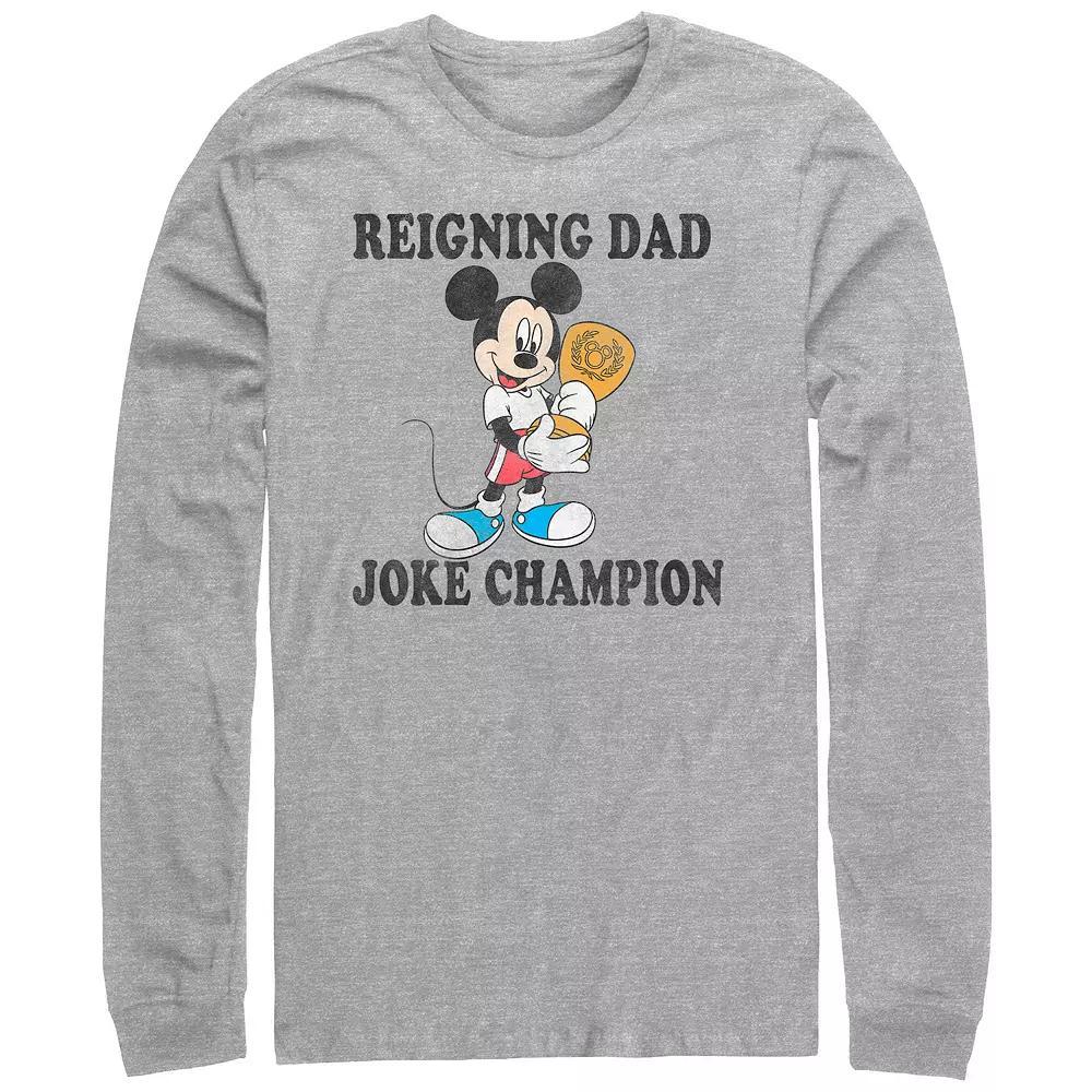 Disney's Mickey Mouse Reigning Dad Joke Champion Men's Graphic Tee,  Product Image