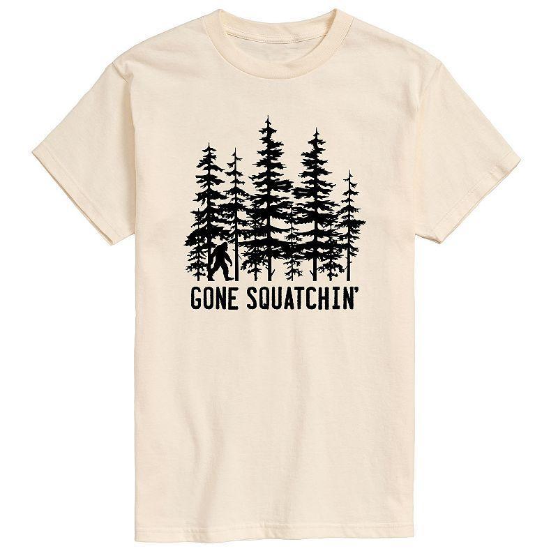 Men's Gone Squatchin Graphic Tee, Size: XL, Beige Khaki Product Image