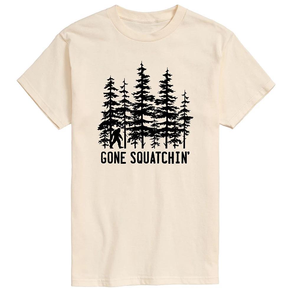 Men's Gone Squatchin Graphic Tee, Size: XL, Beige Khaki Product Image