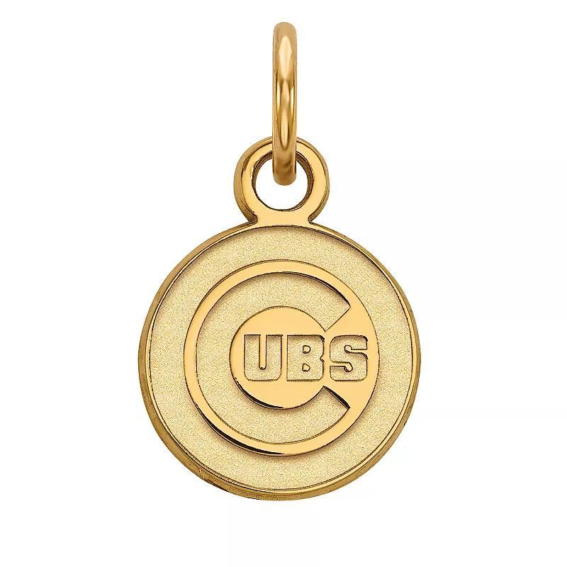 LogoArt Sterling Silver Chicago Cubs Mini Pendant, Women's, Size: 15 mm Product Image