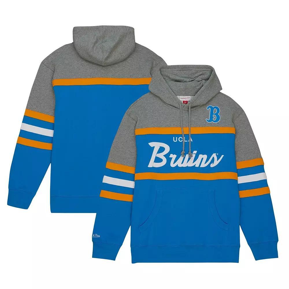 Men's Mitchell & Ness  Light Blue UCLA Bruins Head Coach Pullover Hoodie, Size: XL Product Image