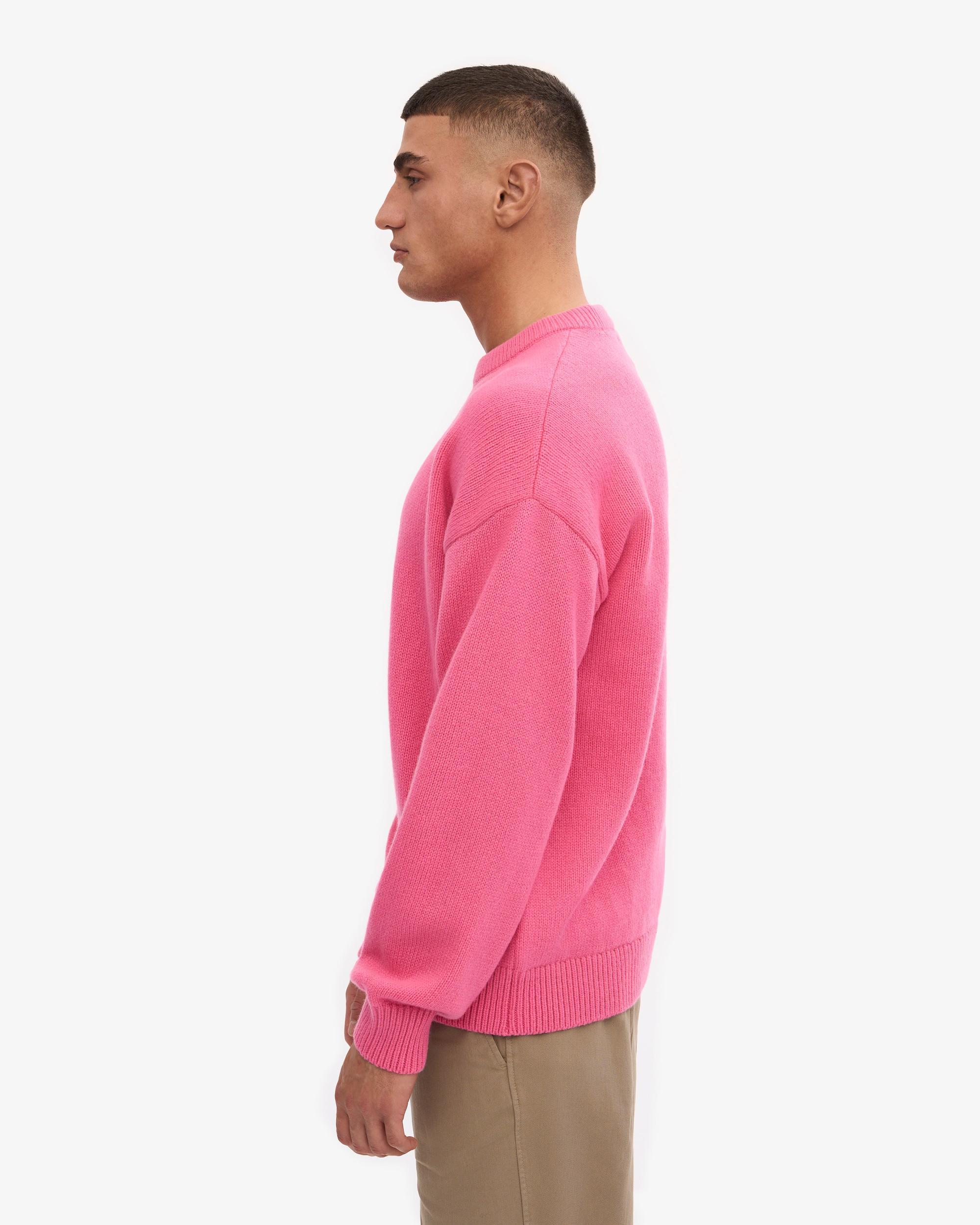 Oversized Merino Wool Crew - Purple Haze Product Image