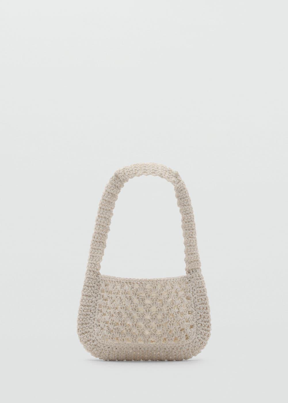 Crochet handbag - Women | MANGO USA Product Image