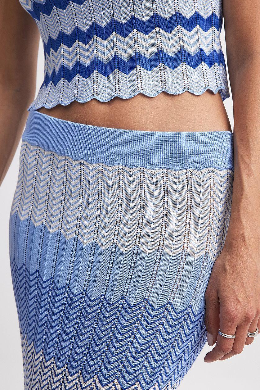 Fine Knitted Maxi Skirt Product Image