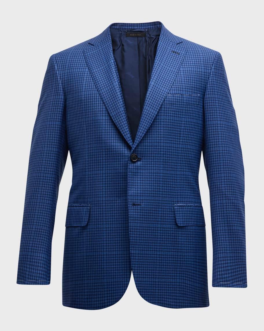 Mens Windowpane Overcheck Sport Coat Product Image