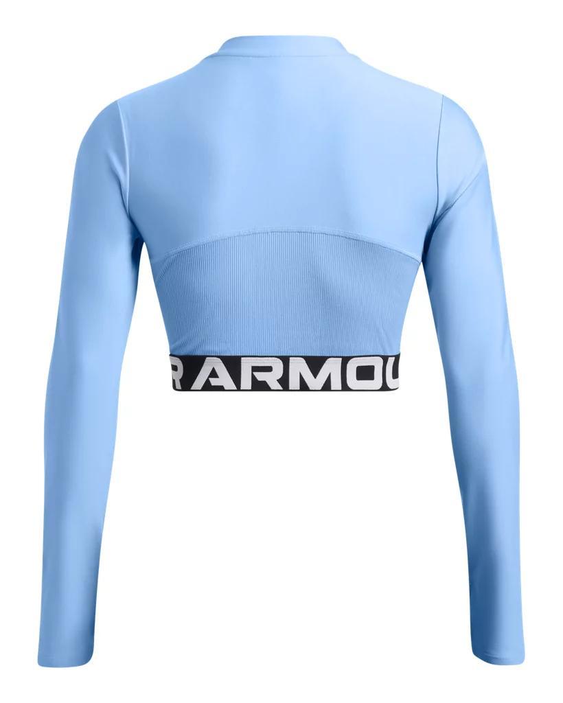 Women's HeatGear® Rib ¼ Zip Long Sleeve Product Image