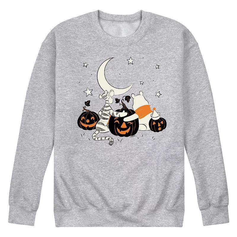 Disneys Winnie the Pooh Mens Tigger & Pooh Pumpkins Long Sleeve Graphic Tee Product Image