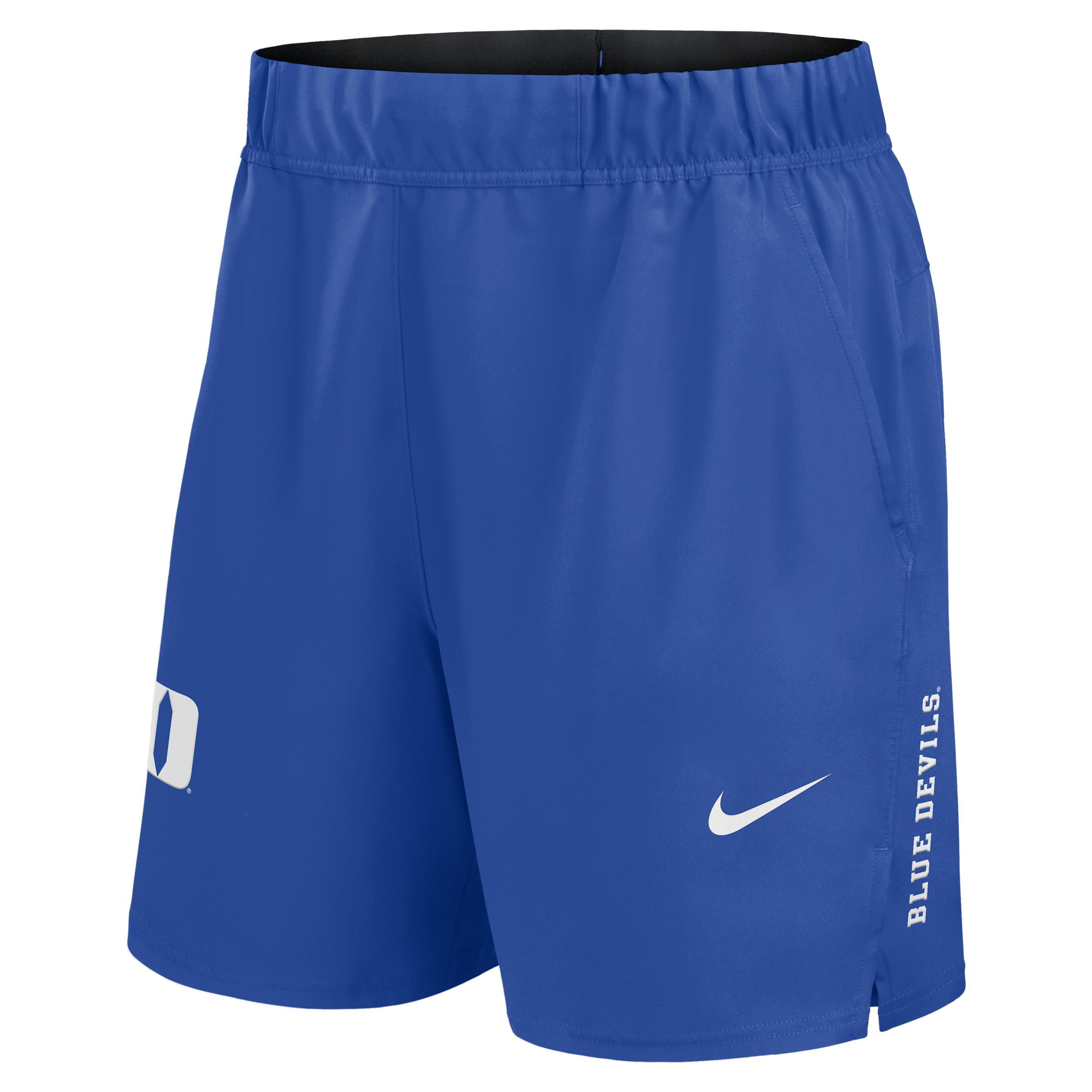 Duke Primetime Victory Primary Logo Mens Nike Mens Dri-FIT College Shorts | 01NA4EVDU-TXS Product Image