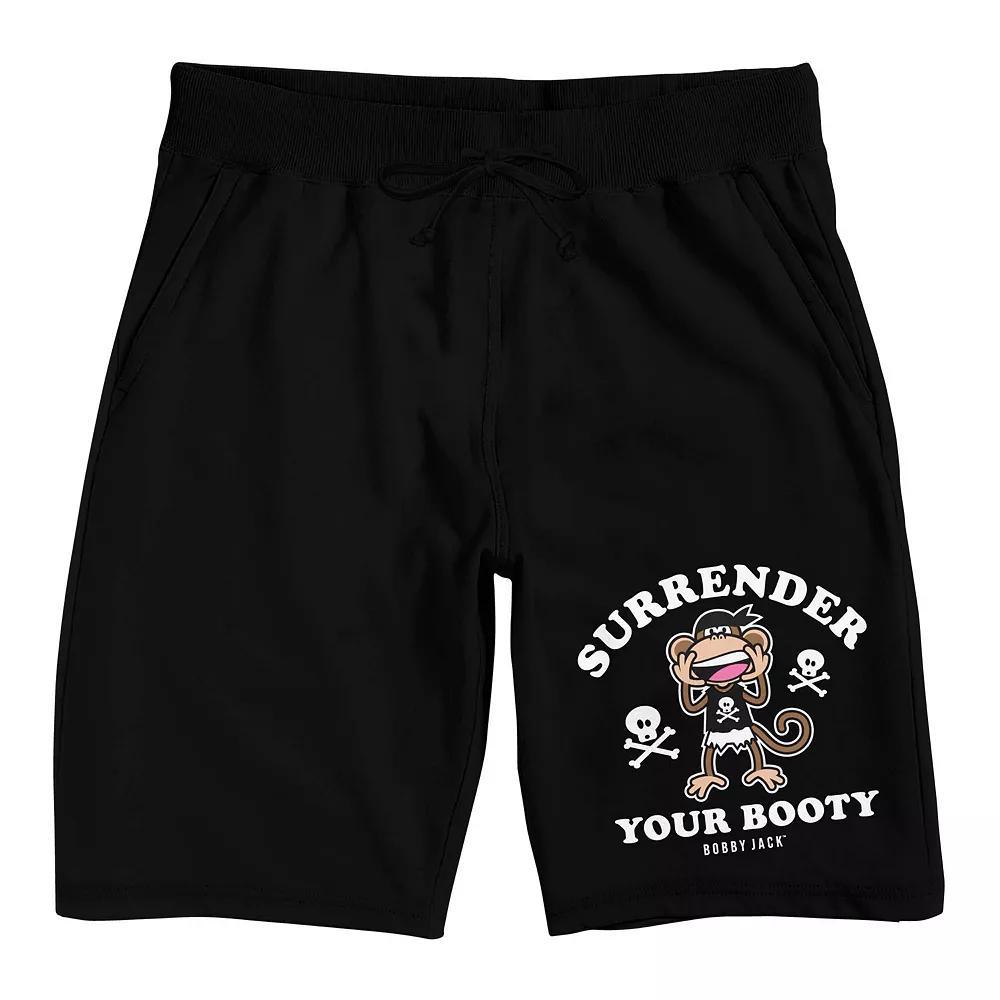 Men's Bobby Jack Surrender Pajama Shorts, Size: XXL, Black Product Image
