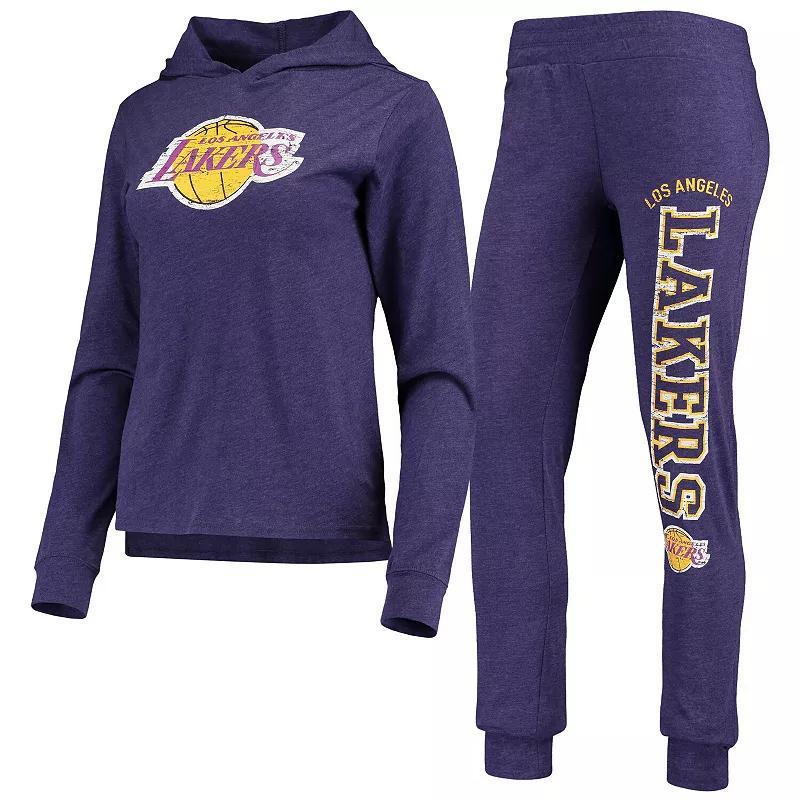 Womens Concepts Sport Los Angeles Lakers Hoodie & Pants Sleep Set Product Image