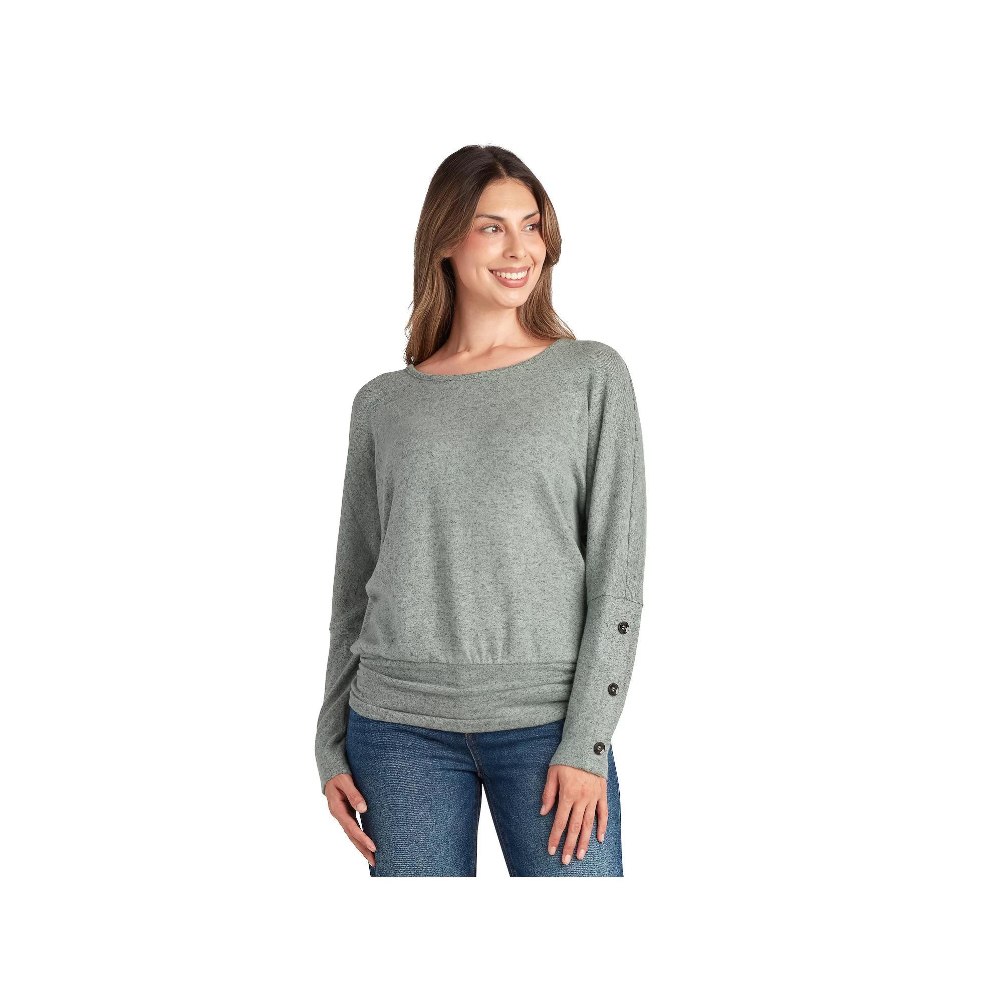 Womens AGB Long Sleeve Band Bottom Top Product Image