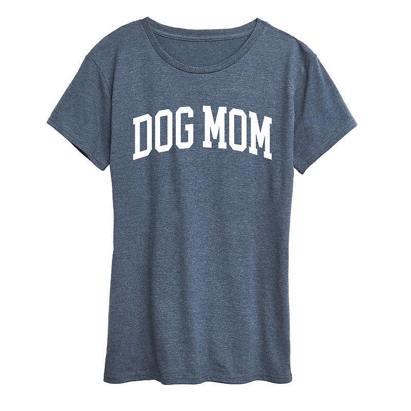 Women's Dog Mom Collegiate Graphic Tee, Girl's,  Product Image