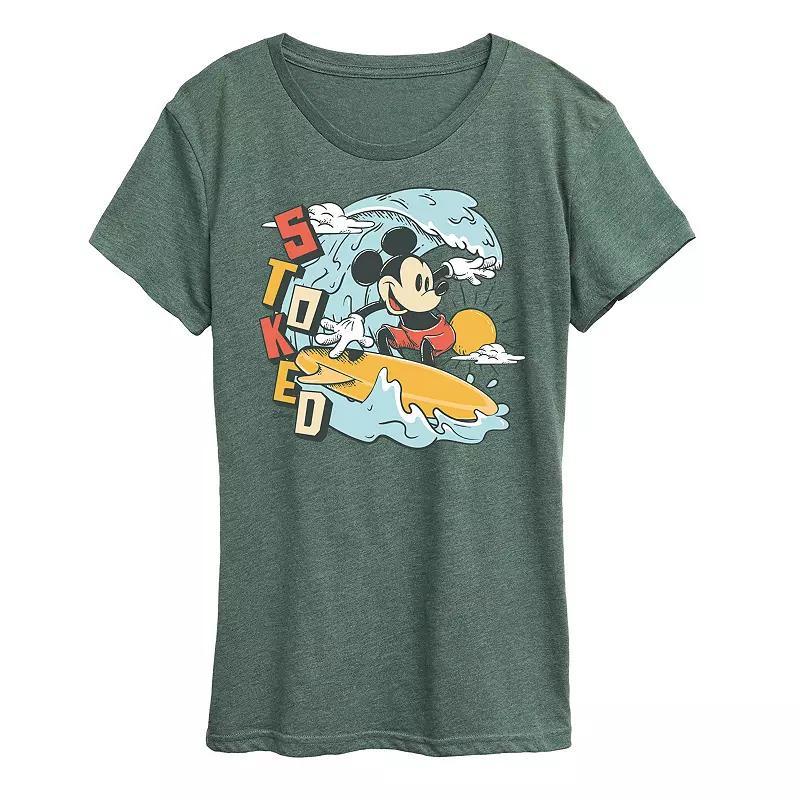 Disney's Mickey Mouse Women's Stoked Graphic Tee,  Product Image