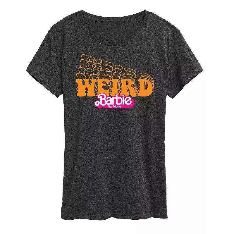 Women's Barbie The Movie Weird Barbie Graphic Tee, Girl's, Size: Medium, Heather Grey Product Image