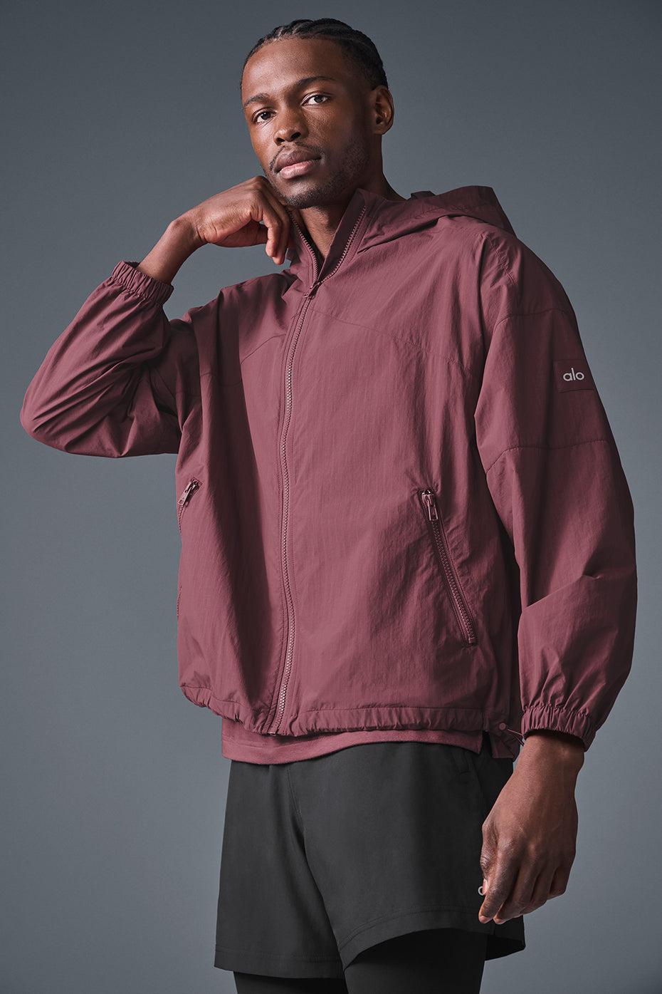 Vantage Nylon Ripstop Track Jacket - Burgundy Truffle Product Image