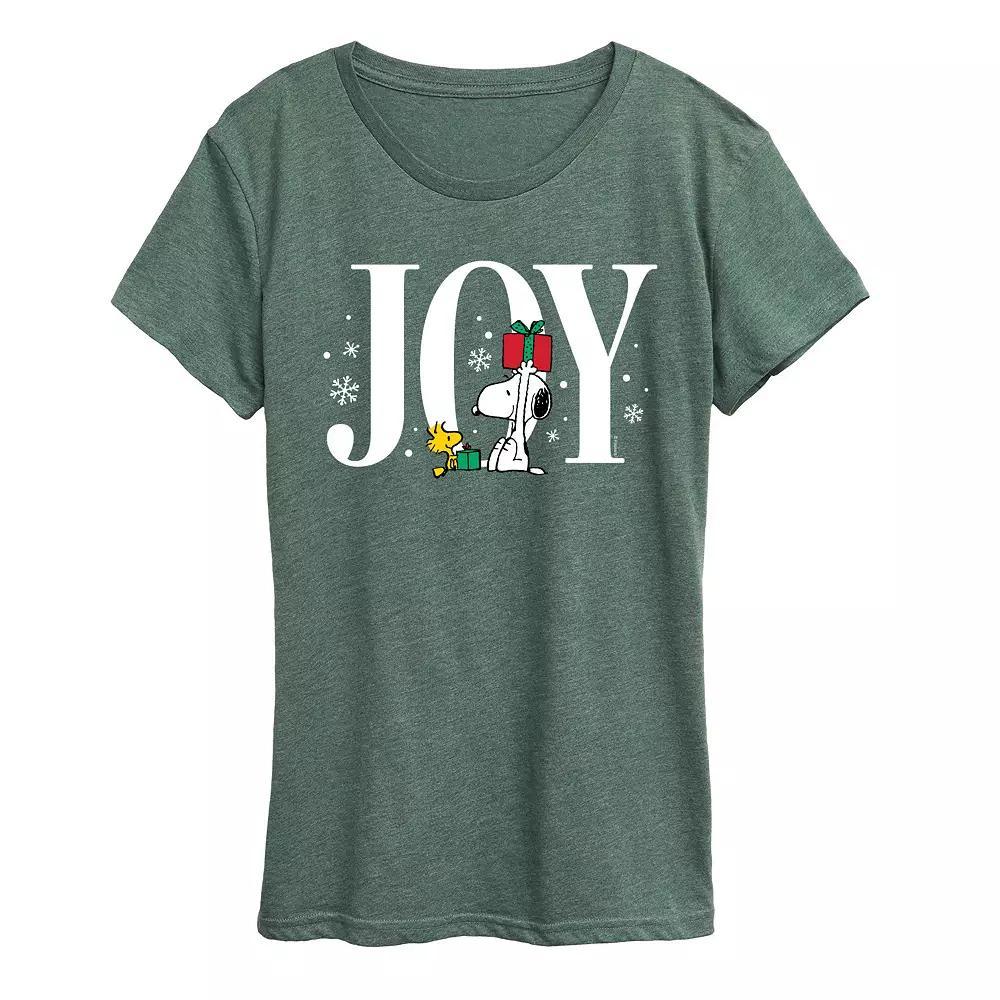 Women's Peanuts Snoopy & Woodstock Joy Graphic Tee,  Product Image