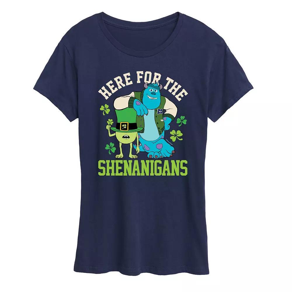 Disney / Pixar's Monsters, Inc. Mike & Sully Women's Shenanigans Graphic Tee,  Product Image