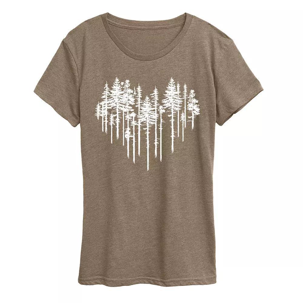 Women's Heart Trees Graphic Tee,  Product Image
