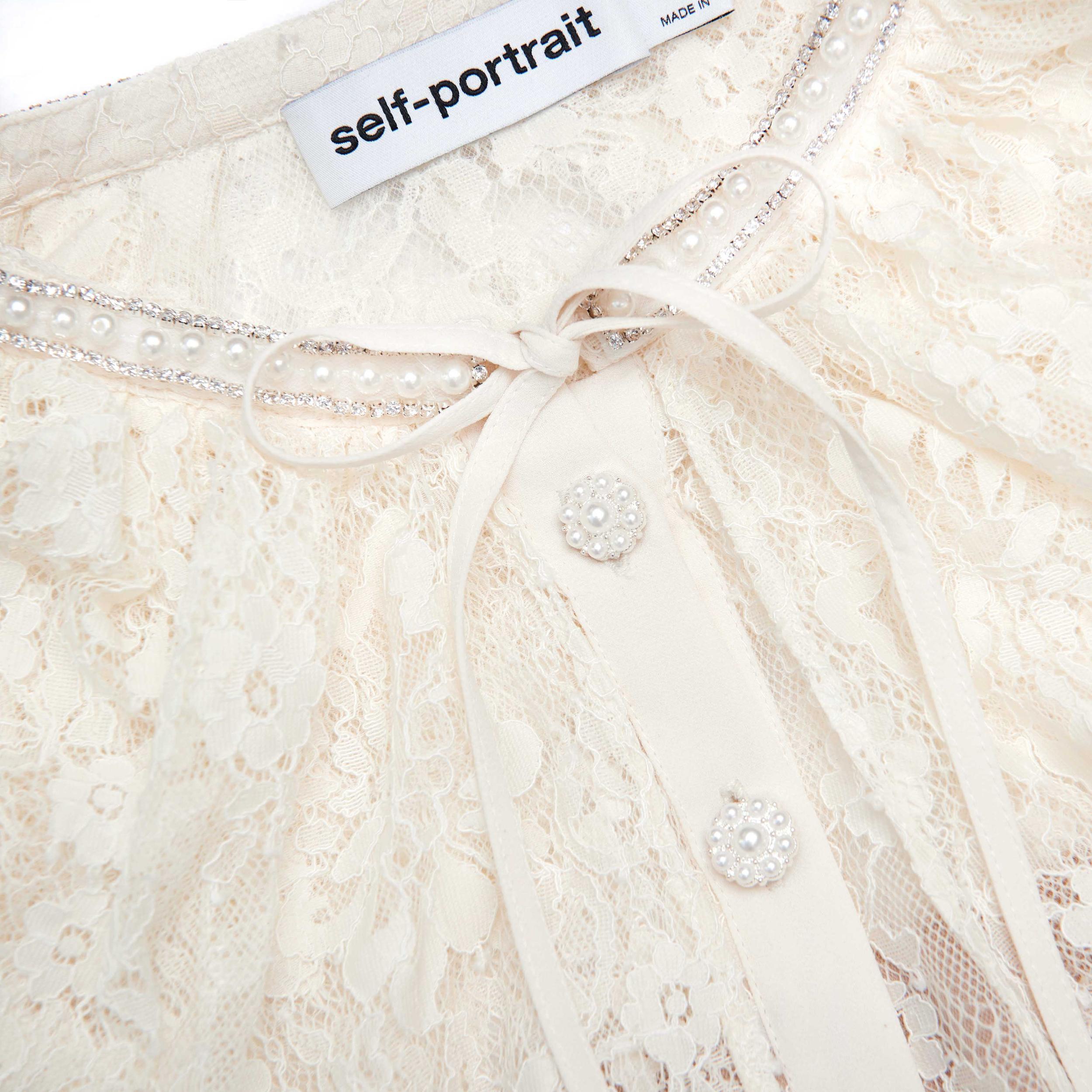 White Lace Cape Maxi Dress Product Image